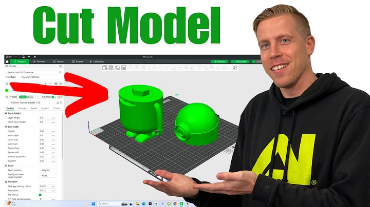 How to Cut a Model into Multiple Parts in Bambu Studio