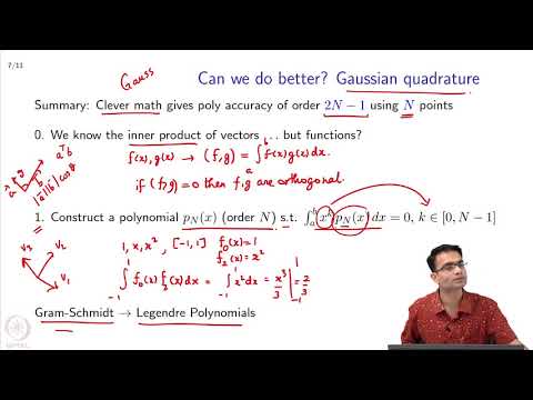 Numerical Integration : Gauss Quadrature