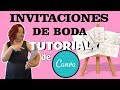 Tutorial Canva 2019 | INVITACIONES DE BODA