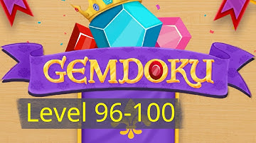 Gemdoku：木塊拼圖Level 96-100攻略game play