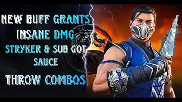 MK1 NEW SUB-ZERO BUFF COMBOS STRYKER KAMEO IS BACK MAD SYNERGY #mk1 #subzero