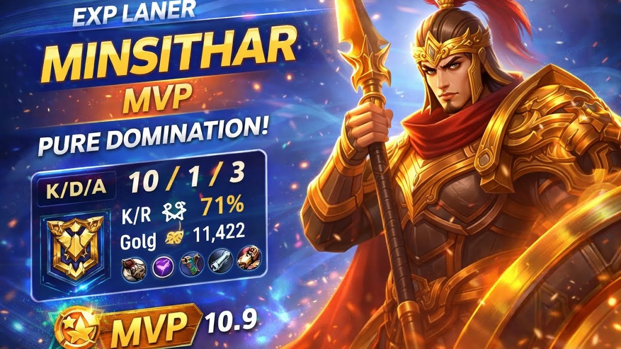 This minsi delete alucard and gusion in one combo 😲| #MLBB MVP | exp lane 