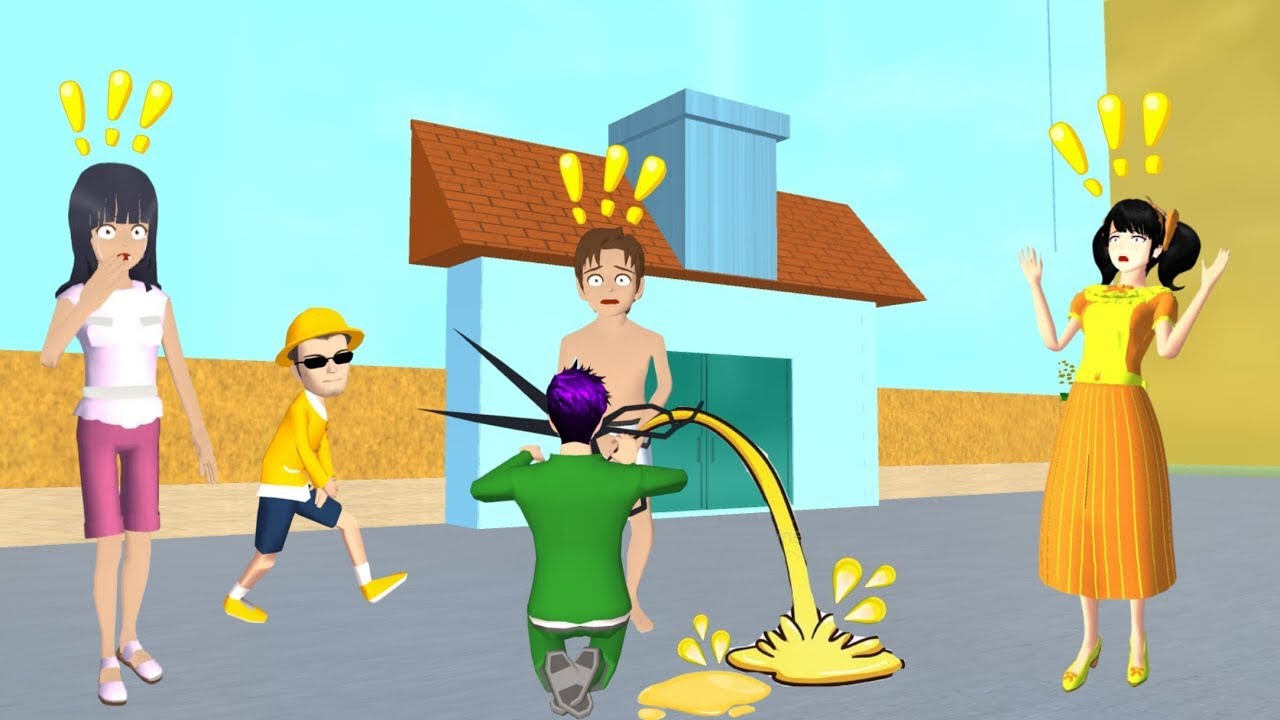 Yuta Lagi Kencing Di Rumah Langsung Di Sunat Thanos Squid Game | Mio Lari - Sakura School Simulator