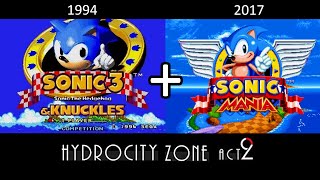 Sonic 3 & Sonic Mania - Hydrocity Zone Act 2 Soundtrack Synchronized Audio (Stereo)