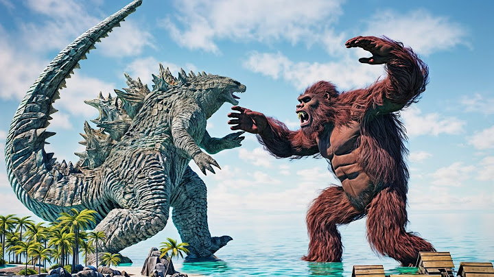 Epic Kong vs Godzilla Battle Scenes by Dazzling Divine