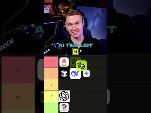 My AI tier list will probably offend some people 😂 #ai #aitools #tierlist #claude #chatgpt