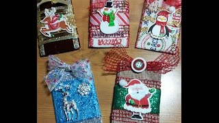 DIY~Adorable Toilet Tissue Roll Gift Card Holder Ornament!