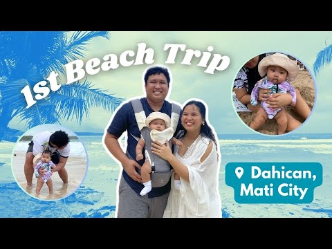Dahican, Mati Part 1: 1st Beach Trip with a Baby 🏝️  | Ria at 3 months old