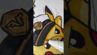 Just a quick captain Pikachu sketch 🥰⚡️Hope you guys like it ❤️ #artshorts #art #sketch #pokemon