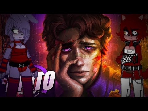 Freddina's Night Club reacting to Michael Afton's rap (Kaito) - Dead Meat