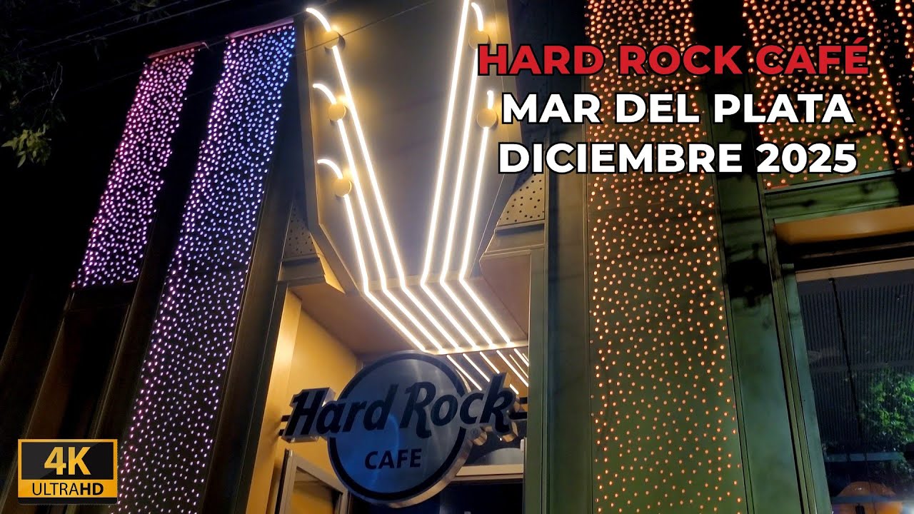 Мы посетили первое кафе Hard Rock Cafe в Мар-дель-Плате | Декабрь 2025 года