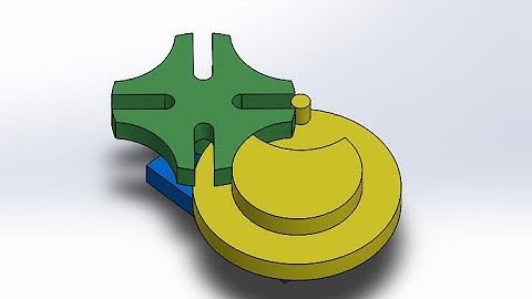 Solidworks Geneva wheel mechanism design tutorial