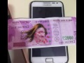 Funny Gandhi's photo on 2000rs note