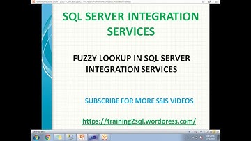 FUZZY LOOKUP TRANSFORMATION IN SSIS | FUZZY LOOKUP EXAMPLES IN SSIS