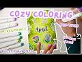 Cozy Tulip Coloring 🌷 April Bullet Journal Setup