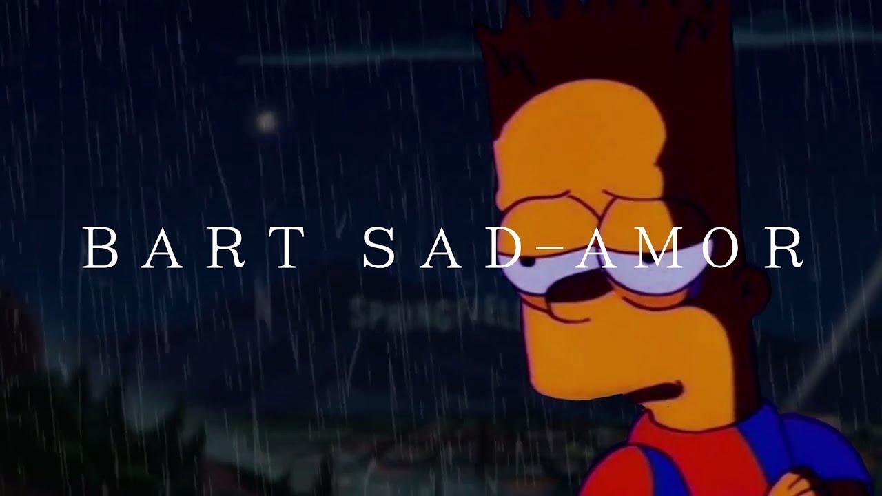 Sou Triste Bart Sad - bice