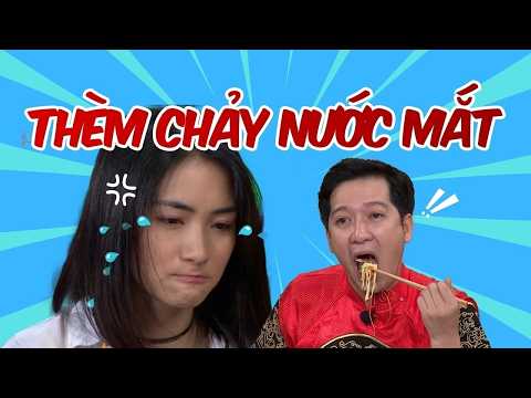 Màn mukbang hấp dẫn của Trường Giang khiến Hòa Minzy chảy dãi