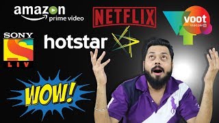 Netflix Vs Hotstar Vs Prime Video Vs Voot Vs Sony LIV - Indian Streaming Services Compared!