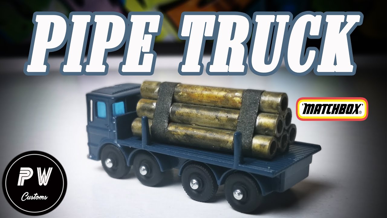 MATCHBOX Restoration No 10d Pipe Truck 1966