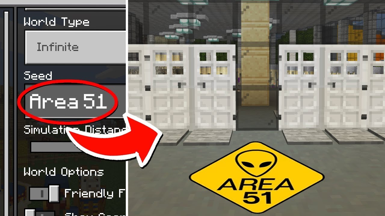 Do NOT Play the AREA 51 Seed in Minecraft Pocket Edition! *SCARY*