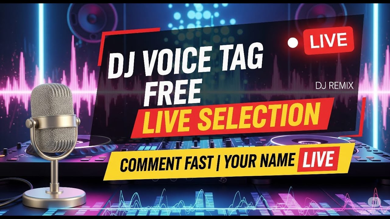 🔊 DJ Voice Tags for Live Set | No Copyright | Free Download | FL Studio