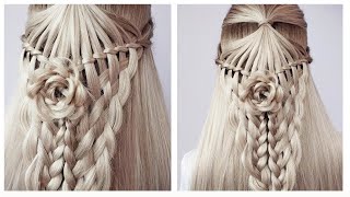 Waterfall Hairstyle For Stunning Look 😍 Easy And Cute Braided Hairstyle For Long Hair by Coiffures Simples 688 views 3 weeks ago 6 minutes, 11 seconds