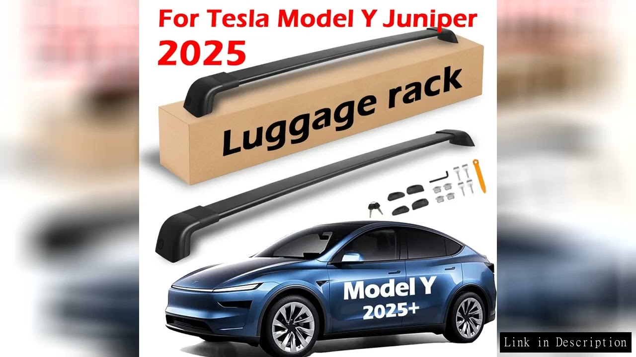 Roof Rack Cross Bars Fit for New Tesla Model Y Juniper 2025+,Heavy Duty Heavy Duty Aluminum Roof Rac
