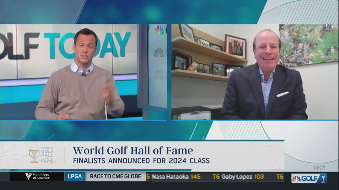 2024 World Golf Hall of Fame Finalists Announced || Greg McLaughlin Golf Channel Interview