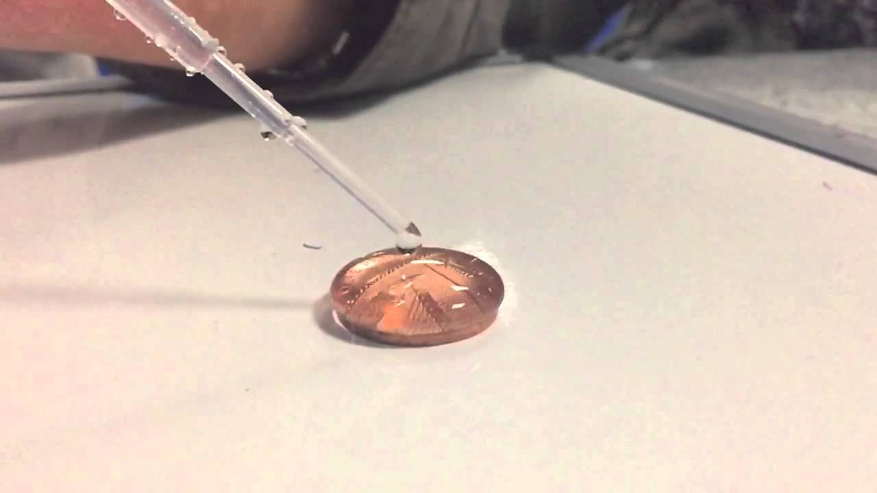 103 Drops Of Water On A Penny Youtube