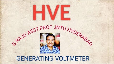 generating voltmeter