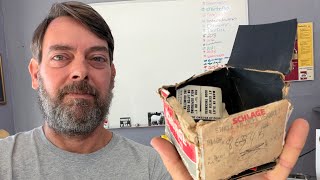 the black boxes of old Schlage deadbolts 