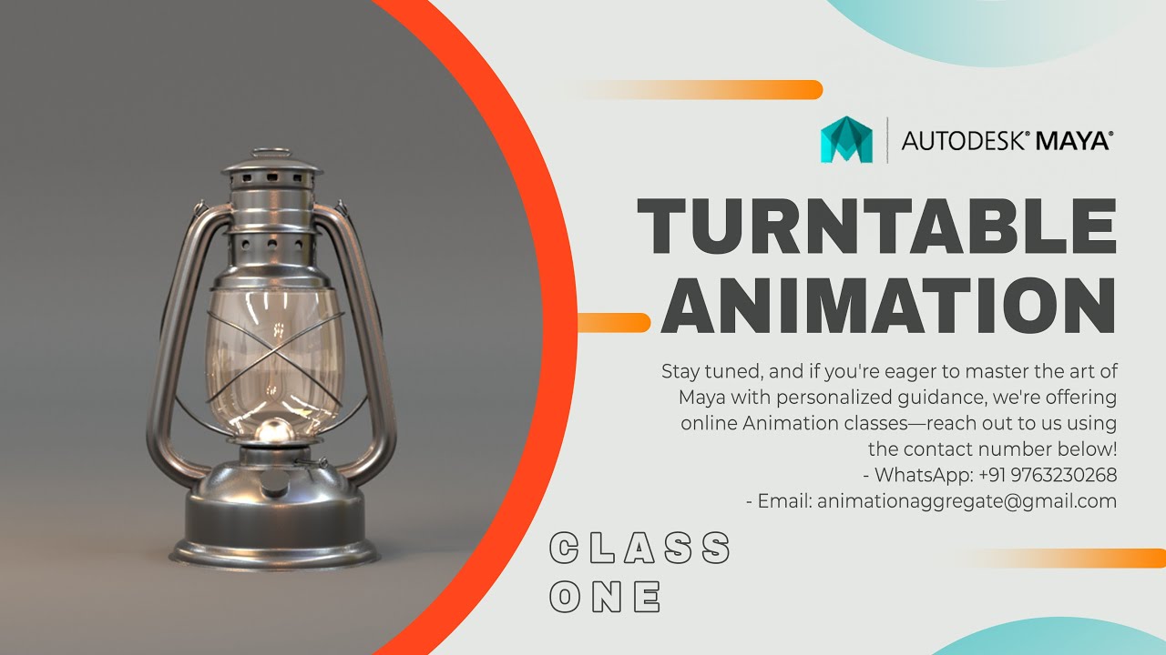 Autodesk Maya | Turntable Animation 
