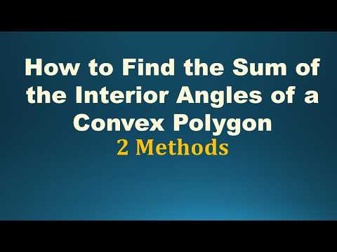 Finding the Sum of the Interior Angles of a Convex Polygon -Using Two Methods |  Matatag Curriculum