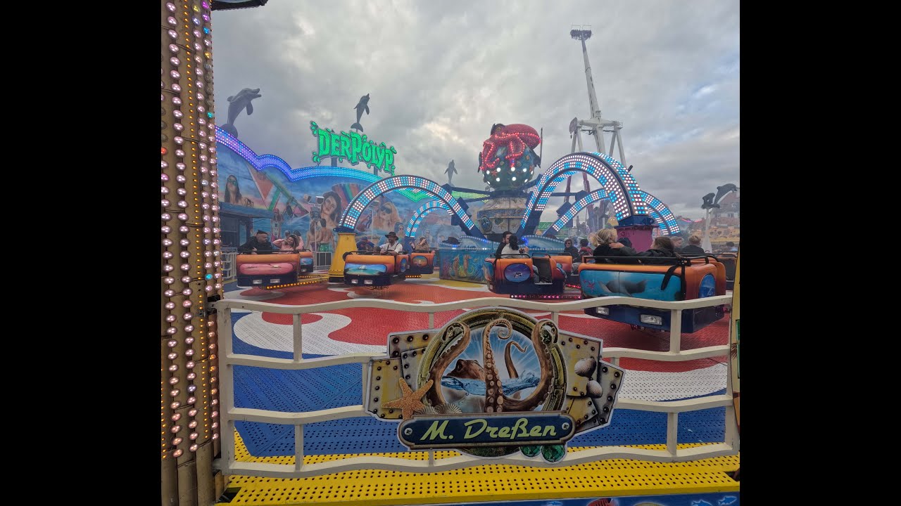 Der Polyp von Dreßen aus dem Cannstatter Volksfest 2025 ( Offride & Onride ).