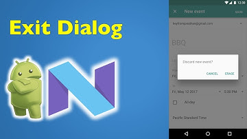 32 Android Material Design- How to Create Exit Confirmation Dialog in Android