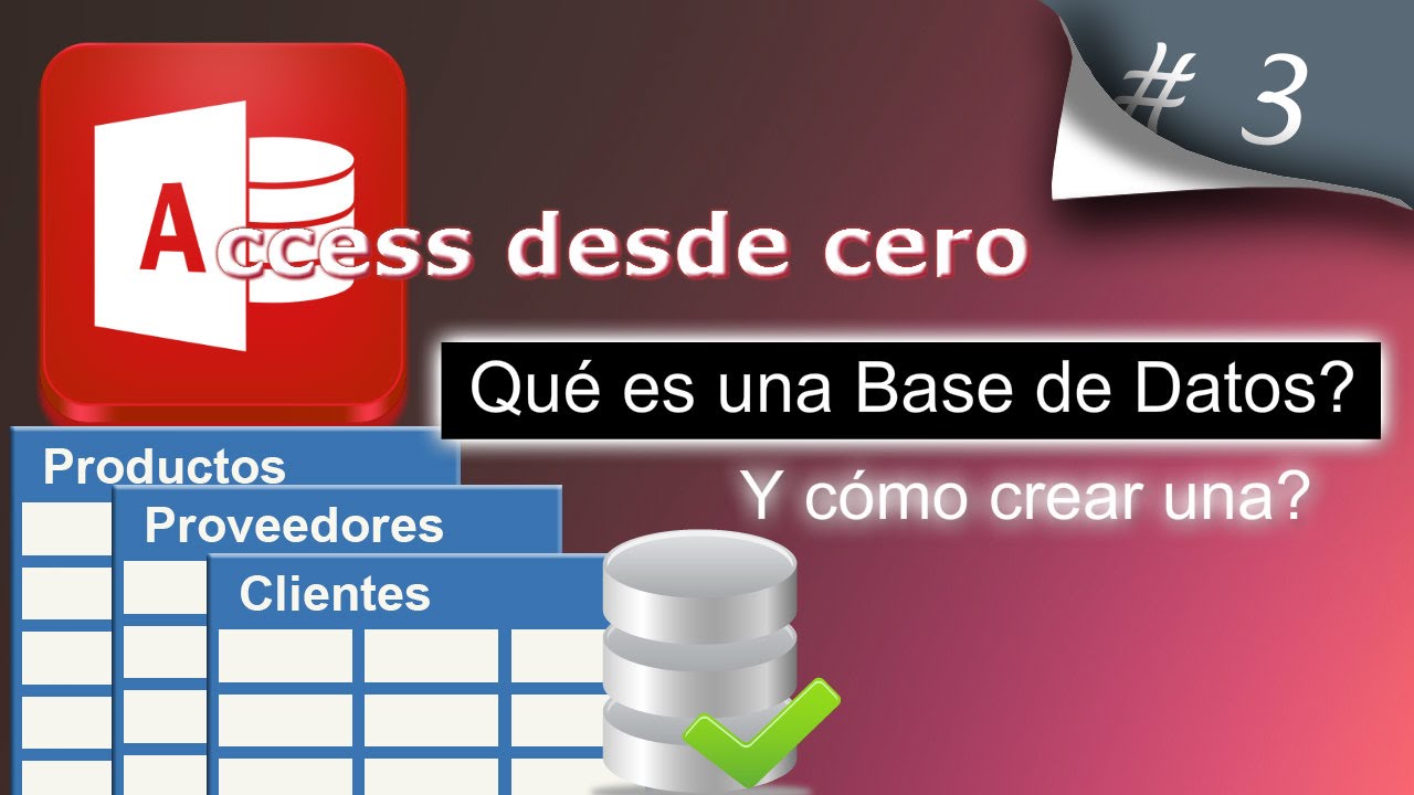 Como crear una base de datos en excel