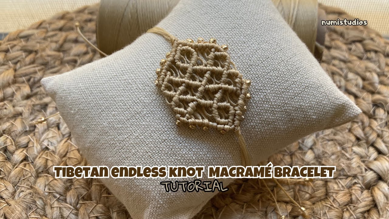 Macramé Endless Knot Bracelet Tutorial