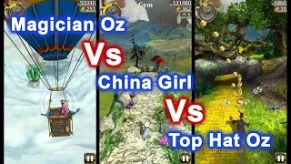 Temple Run Oz Game Play - China Girl Vs Magician Oz Vs Top Hat Oz (iOS/Android)