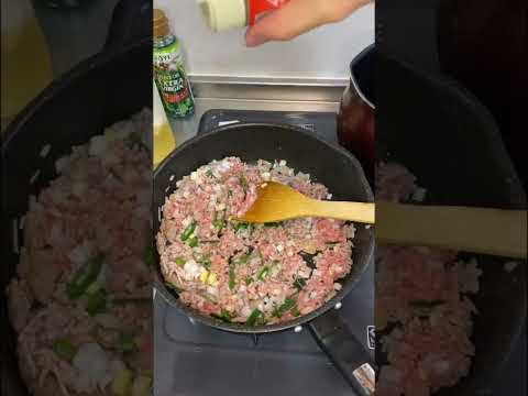 【自炊】お肉マシマシの麻婆豆腐丼 #shorts #新生活 #料理 #自炊 #簡単レシピ