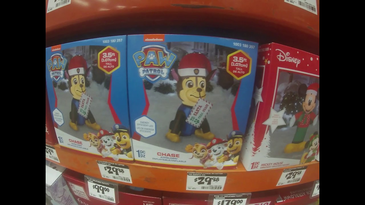 Christmas 2019 Quick update on the Inflatables at Home Depot YouTube