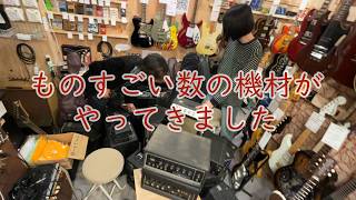 国産ヴィンテージアンプやテープエコー、ギターたちが神田店にやってき