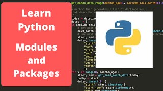 Python Modules and Packages - Python Programming for beginners