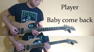 Video thumbnail of "Baby come back - Player / PLAYALONG + CHORDS (Rhythm guitar)"