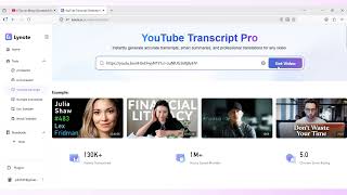 How to Automatically Transcribe YouTube Video to Text (3 Steps with Lynote for FREE)