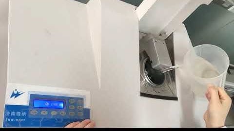 Winner2000E laser particle size analyzer with wet dispersion system