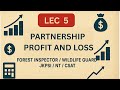 LEC 5 : PARTNERSHIP | PROFIT AND LOSS | MATHS TRICKS | JKSSB | SSC CGL | RAILWAY | TRICKS jkp cutoff