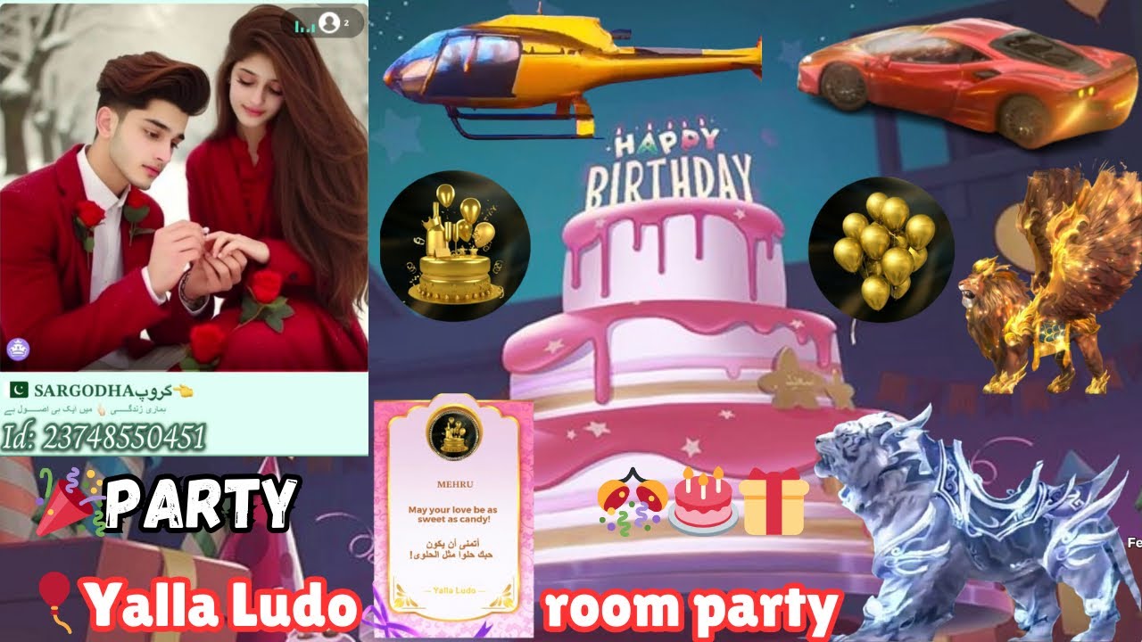 yalla ludo birthday party chat Room Gifting Chat Room Gifting