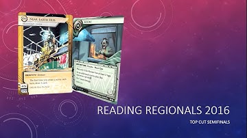 Android Netrunner: Reading Regionals - Semifinals