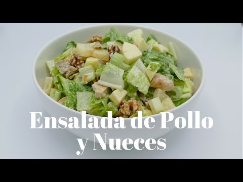 Video: Ensalada De Pollo Con Nueces