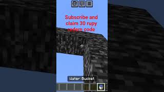 minecraft bedrock portal #minecraft #shorts